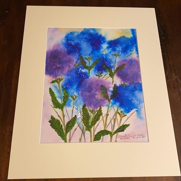 Original Watercolor 16x20 God’s Bouquet - Picture 2 of 9